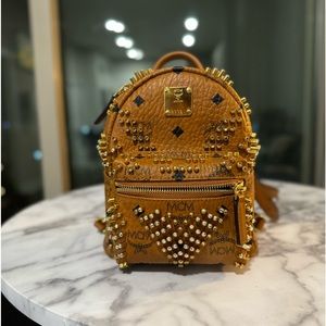 BRAND NEW SWAROVSKI CRYSTAL MCM MINI BACKPACK AUTHENTIC